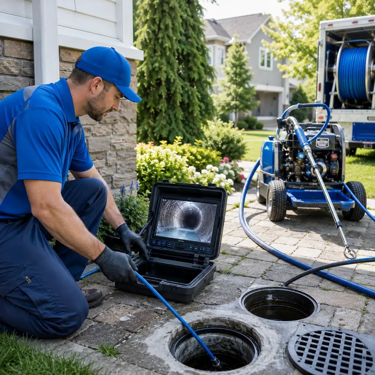 Outdoor drain cleaning professionals serving Greeneville, TN